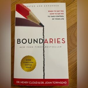 Boundaries Book with Red and Black Design